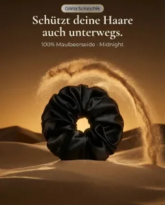 Scrunchie aus Maulbeerseide